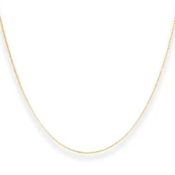 0,9mm Veneziakette Goldkette Collier Halskette aus 333 Gold Gelbgold 42cm