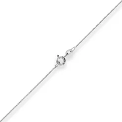 0,6mm Veneziakette Goldkette Collier Halskette aus 585 Gold Weißgold 45cm