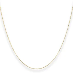0,7mm Veneziakette Goldkette Collier Halskette aus 750 Gold Gelbgold 42cm