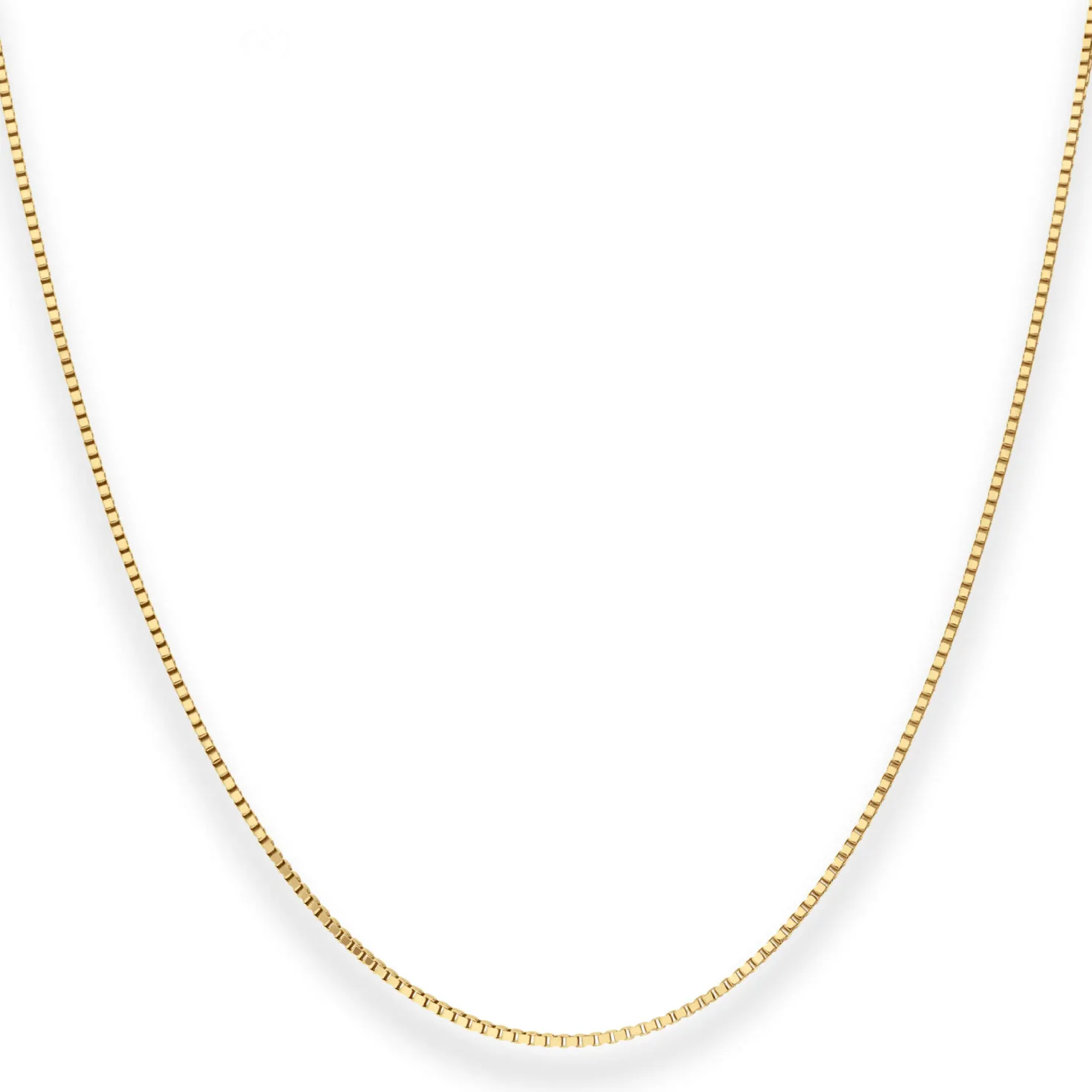 0,9mm Veneziakette Goldkette Collier Halskette aus 585 Gold Gelbgold 45cm