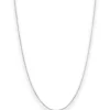 0,7mm Veneziakette Goldkette Collier Halskette aus 333 Gold Weißgold 50cm