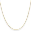 0,9mm Veneziakette Goldkette Collier Halskette aus 750 Gold Gelbgold 38cm