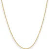 1,2mm Veneziakette Goldkette Collier Halskette aus 333 Gold Gelbgold 38cm
