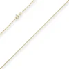 1,2mm Veneziakette rund Collier Halskette aus 333 Gold Gelbgold 40cm