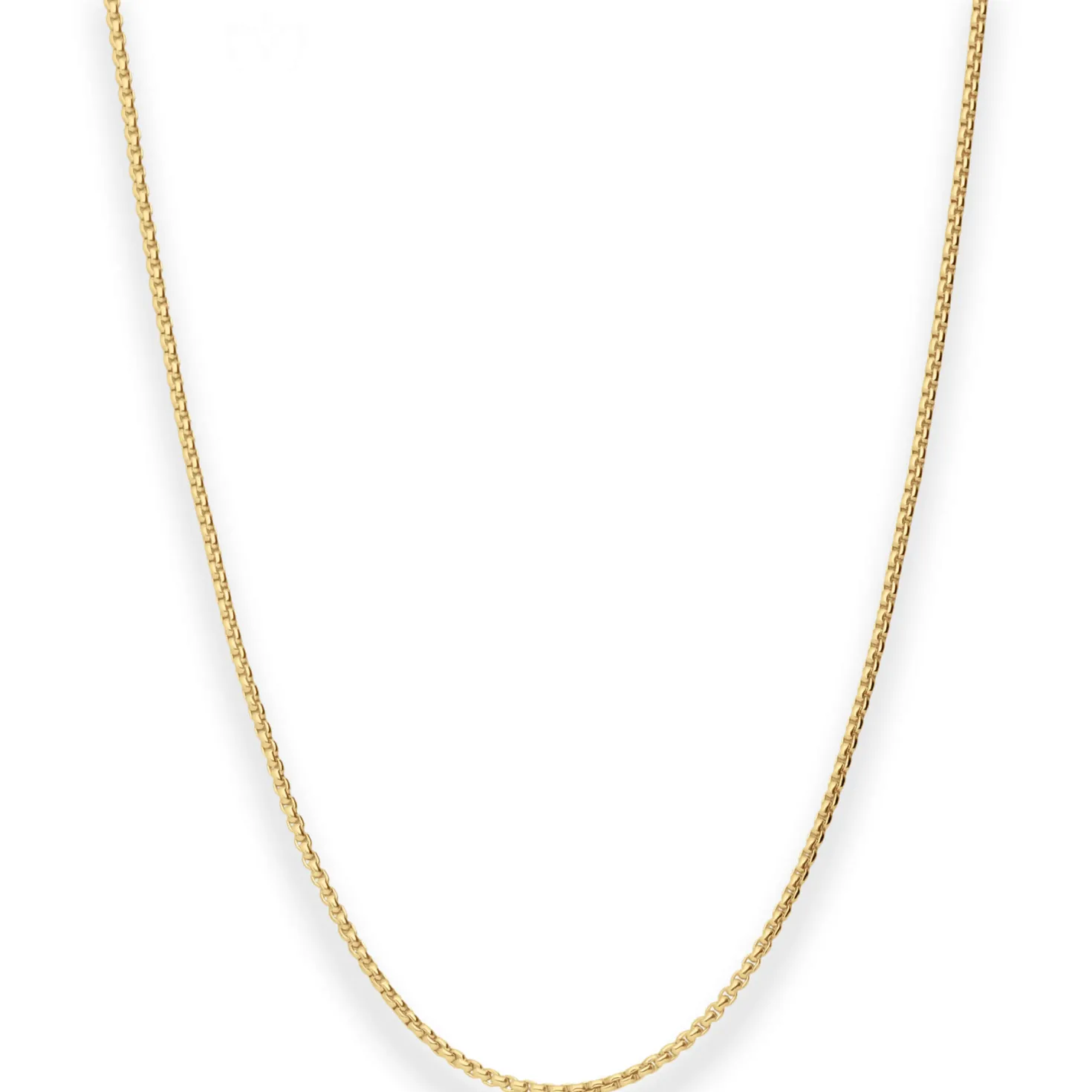 1,2mm Veneziakette rund Collier Halskette aus 375 Gold Gelbgold 50cm