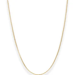 0,8mm Veneziakette rund Collier Halskette aus 333 Gold Gelbgold 42cm