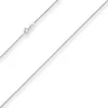1,2mm Veneziakette rund Goldkette Collier Halskette aus 333 Gold Weißgold 45cm