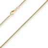1,5mm Veneziakette rund Goldkette Collier Halskette aus 585 Gold Gelbgold 60cm