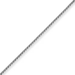 2,7mm Veneziakette rund Kette Collier Halskette aus 925 Silber rhodiniert 80cm