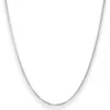 1,5mm Veneziakette rund Silberkette Collier Halskette aus 925 Silber 50cm