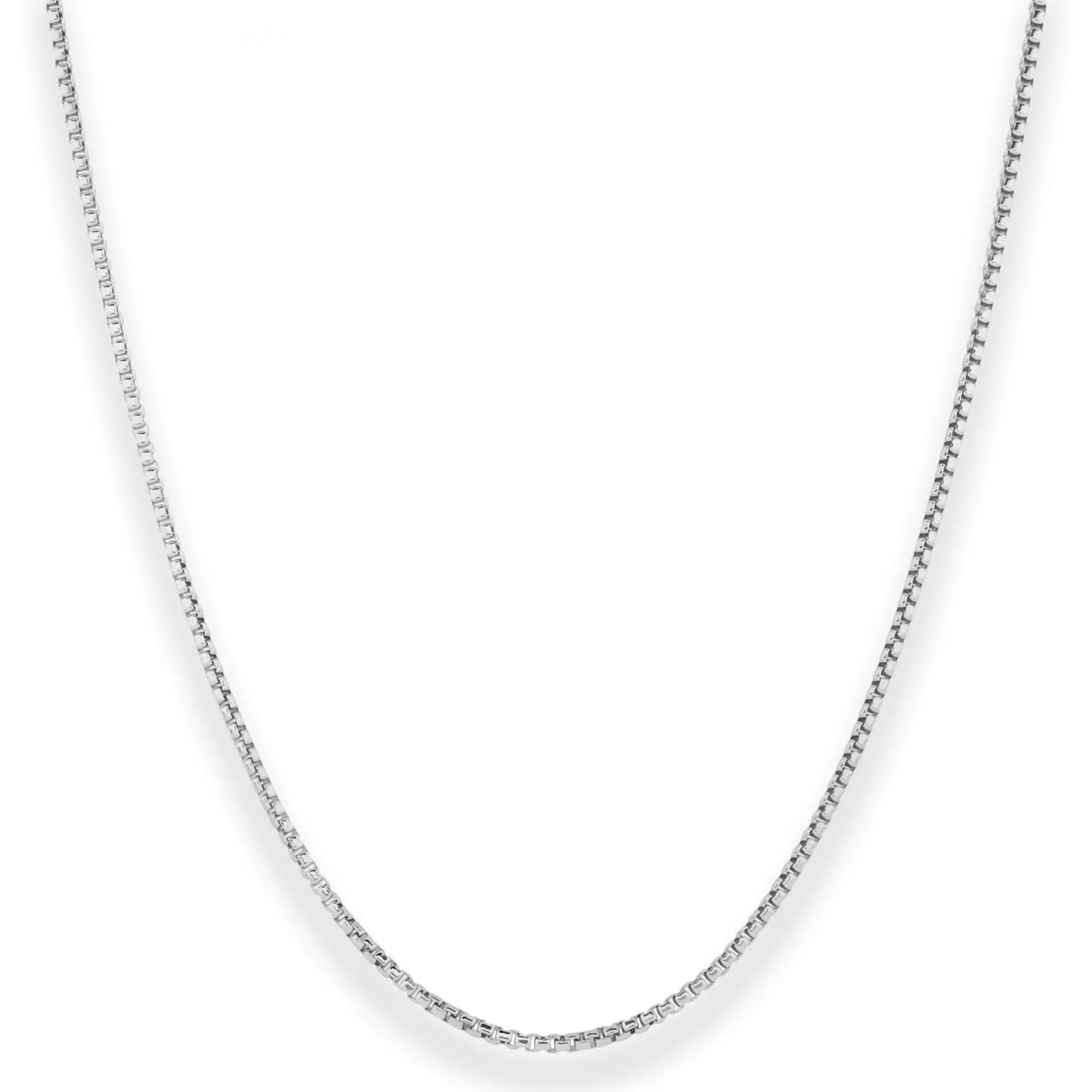 1,5mm Veneziakette rund Silberkette Collier Halskette aus 925 Silber 40cm