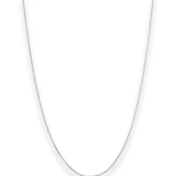 0,8mm Veneziakette Silberkette Collier Halskette aus 925 Silber 42cm