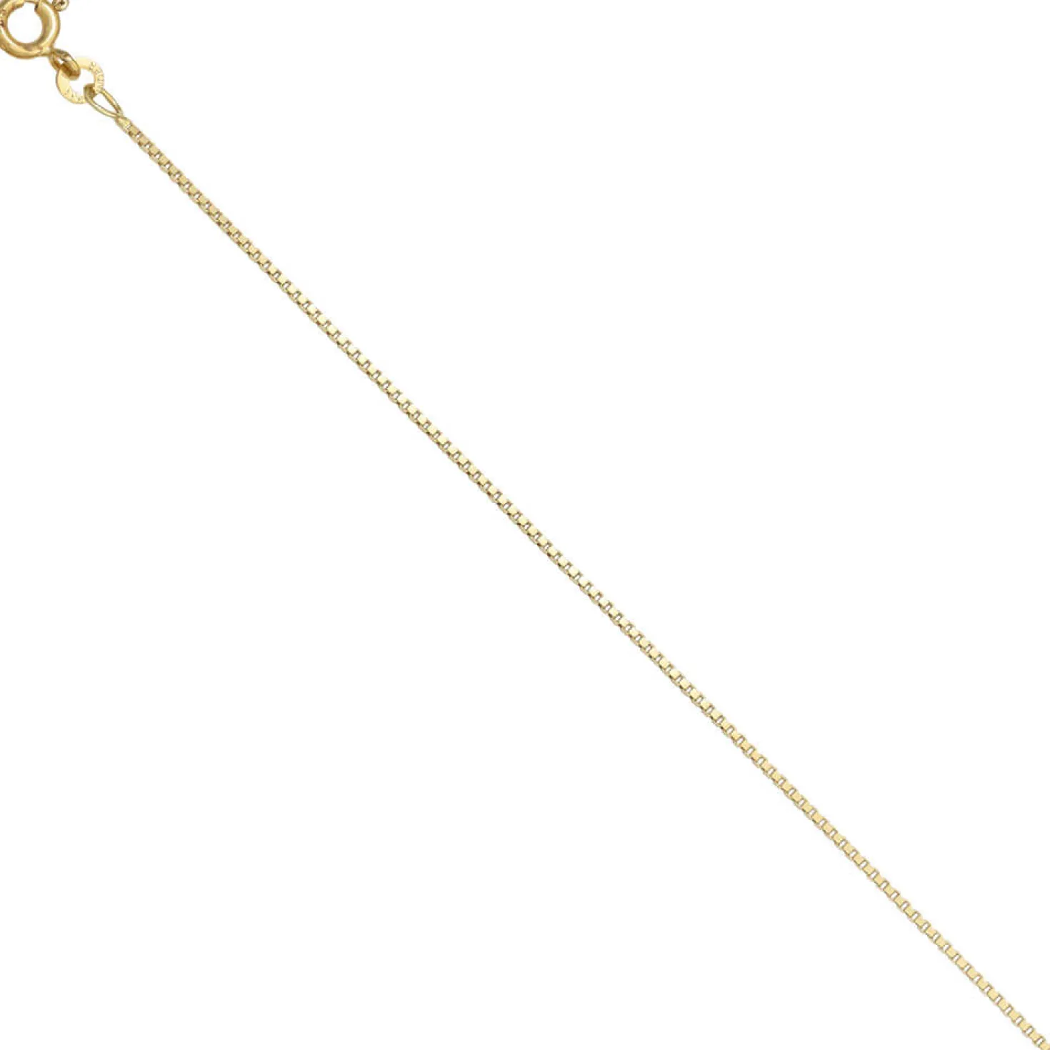 1,0mm Venezianerkette Collier 585 Gelbgold Gold Kette Halskette, 40cm
