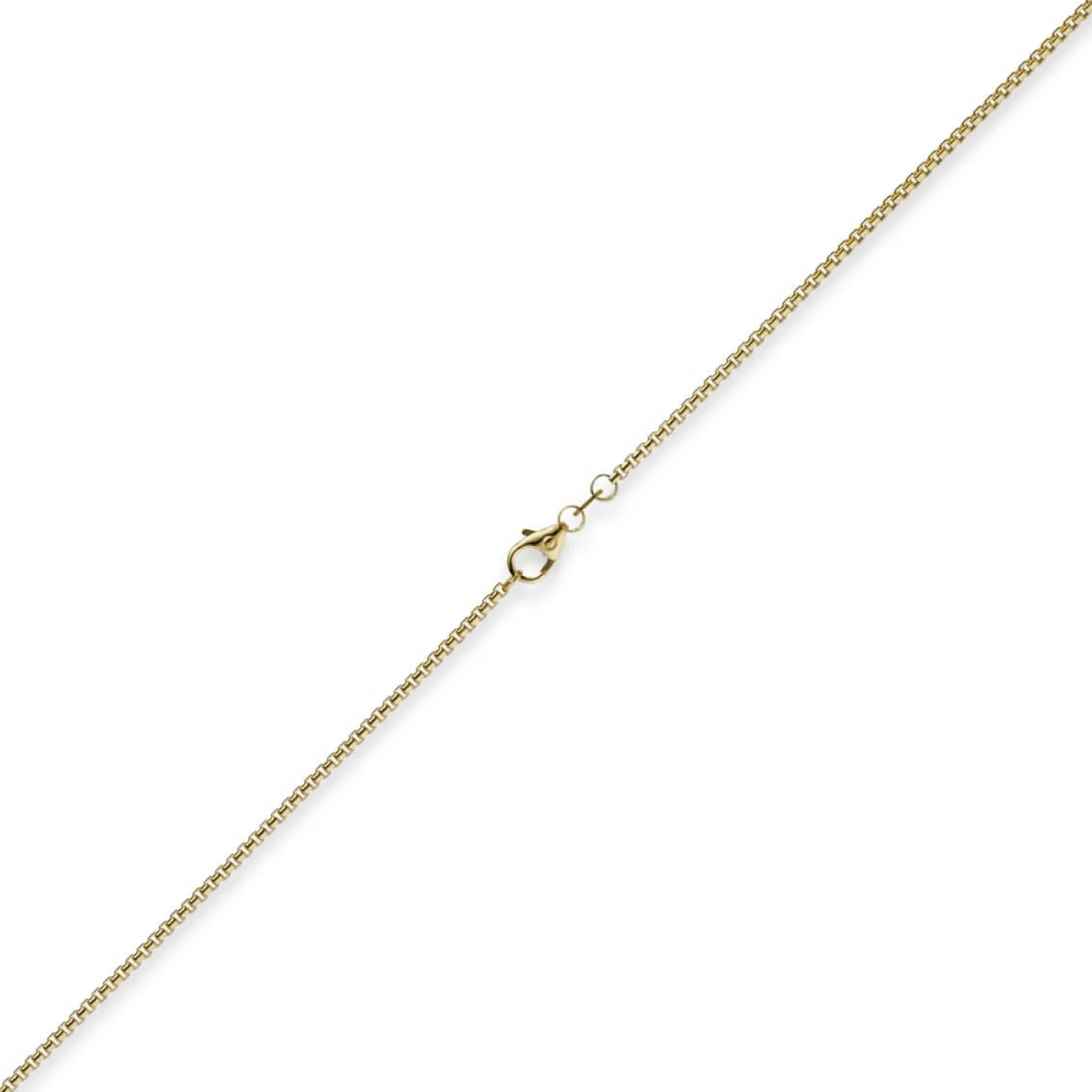 1,5mm Venezianerkette 750 Gold Gelbgold Kette Collier Halskette rund 38cm