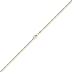 1,5mm Venezianerkette 750 Gold Gelbgold Kette Collier Halskette rund 40cm