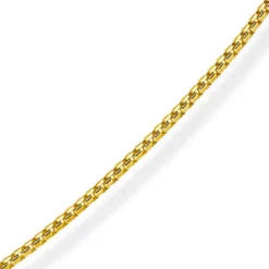 1,5mm Venezianerkette 750 Gold Gelbgold Kette Collier Halskette rund 40cm