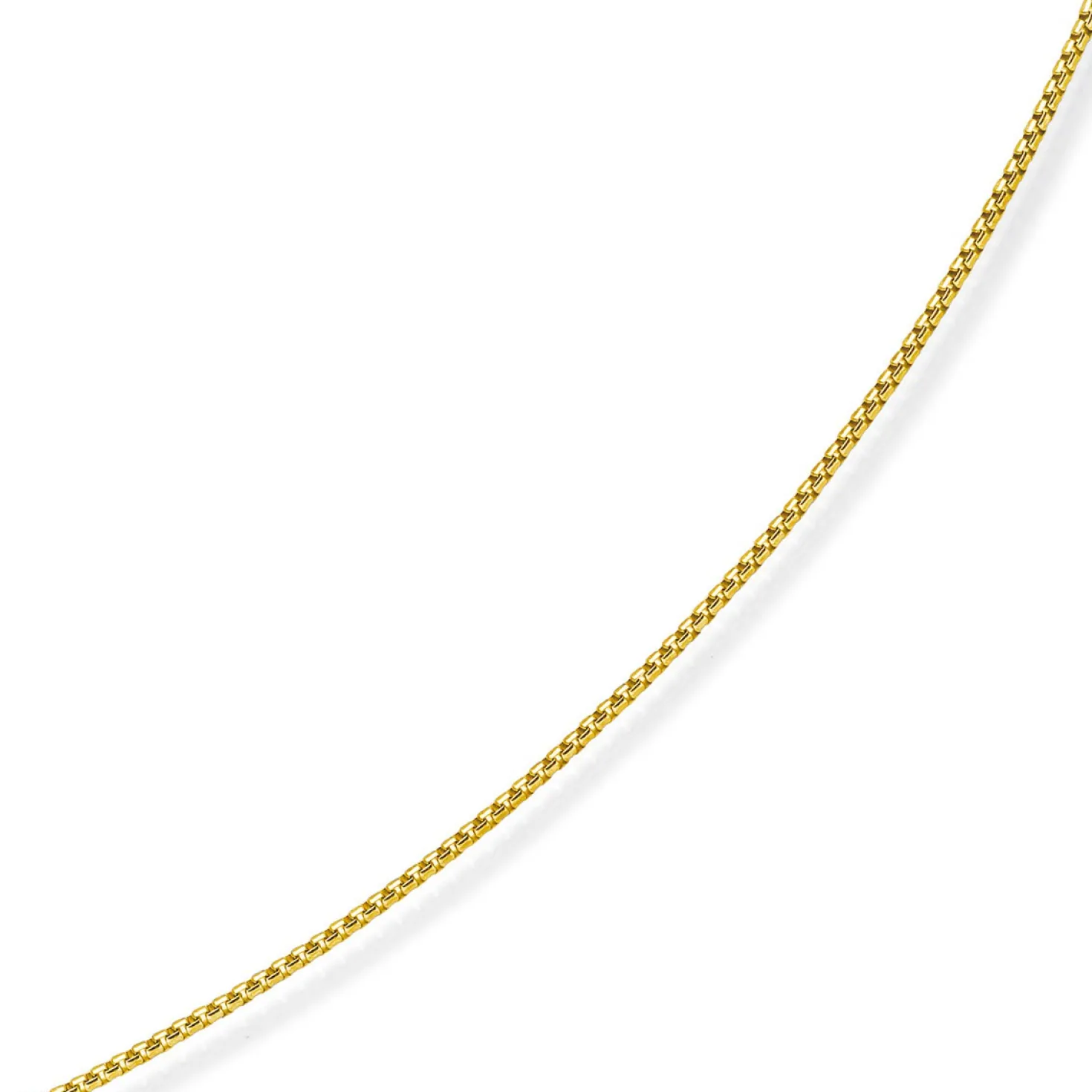 1,5mm Venezianerkette 585 Gold Gelbgold Kette Collier Halskette rund 50cm