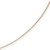 1,5mm Venezianerkette 585 Gold Rotgold Kette Collier Halskette rund 55cm