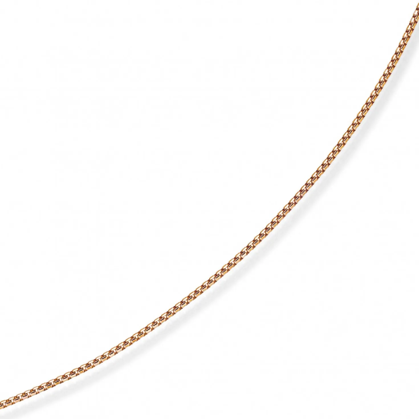 1,5mm Venezianerkette 585 Gold Rotgold Kette Collier Halskette rund 42cm