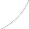 1,5mm Venezianerkette 585 Gold Weißgold Kette Collier Halskette rund 38cm