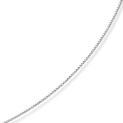 1,5mm Venezianerkette 585 Gold Weißgold Kette Collier Halskette rund 55cm
