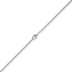 1,5mm Venezianerkette 585 Gold Weißgold Kette Collier Halskette rund 50cm