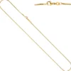 1,2mm Venezianerkette Halskette Collier aus 750 Gold Gelbgold 45cm