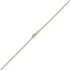 1,1mm Venezianerkette Kette Collier aus 585 Gold Gelbgold, 55cm, Unisex