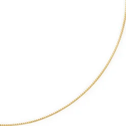 0,9mm Venezianerkette Kette Collier aus 585 Gold Gelbgold, 60cm, Damen