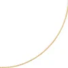1,1mm Venezianerkette Kette Collier aus 585 Gold Gelbgold, 42cm, Damen