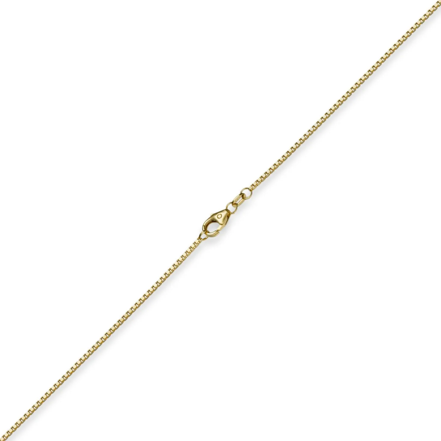 1,1mm Venezianerkette Kette Collier aus 585 Gold Gelbgold, 50cm, Unisex