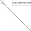 1,8mm Venezianerkette Kette Collier, 925 Silber, Silberkette, 50 cm
