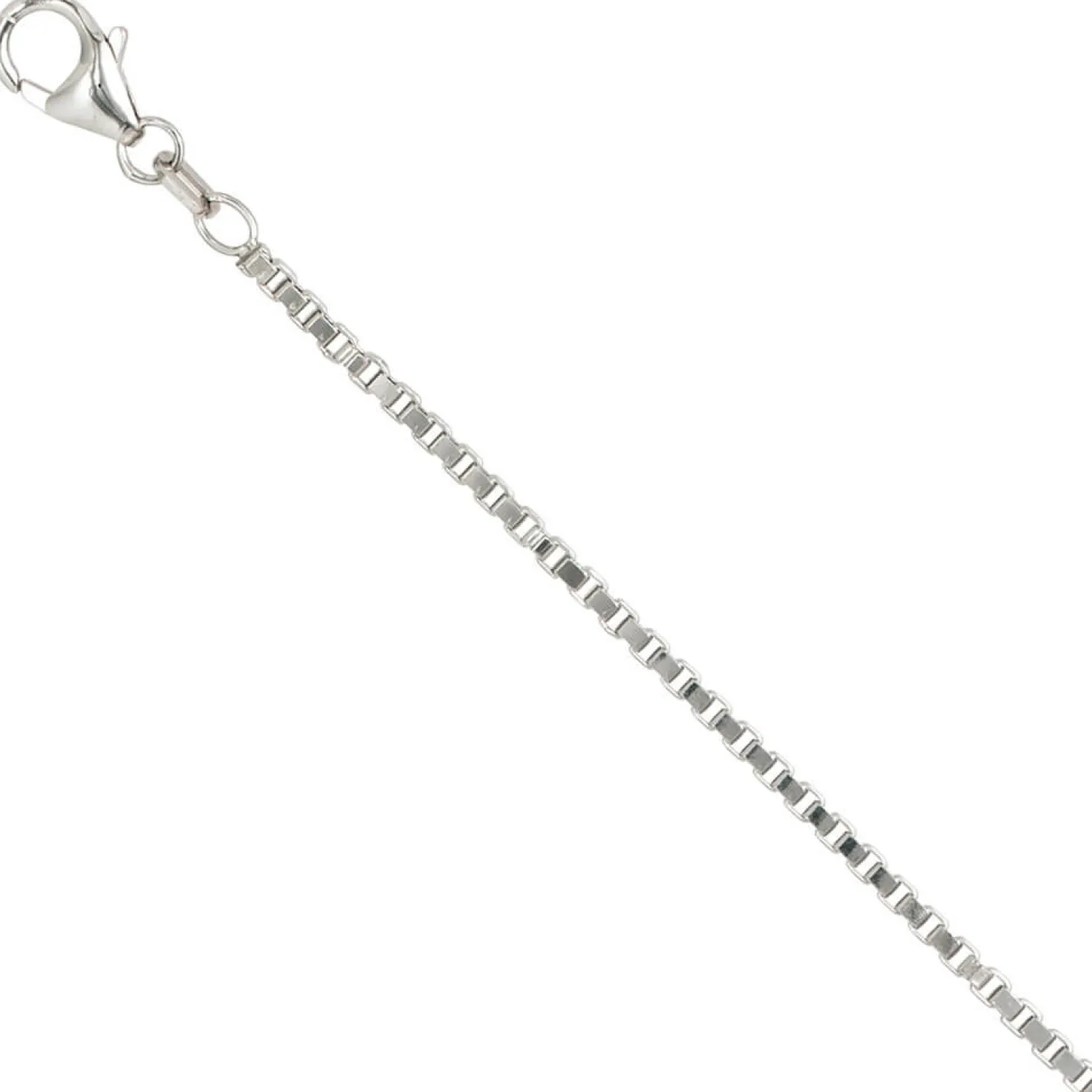 2,0mm Venezianerkette Kette Collier, 925 Silber, Silberkette, 70 cm