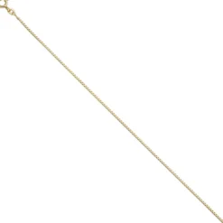 1,3mm Venezianerkette Kette Collier Halskette aus 925 Silber vergoldet 45cm