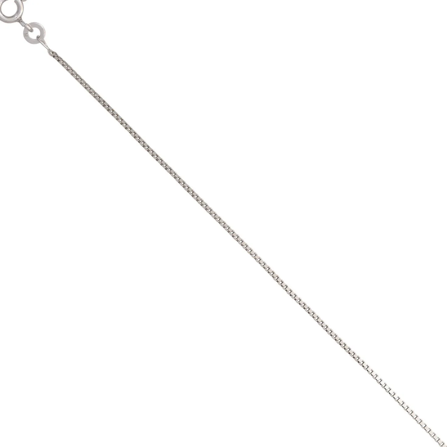 0,9mm Venezianerkette Kette Halskette Collier 333 Gold Weißgold 42cm