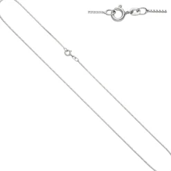 0,9mm Venezianerkette Kette Halskette Collier 585 Gold Weißgold 42cm