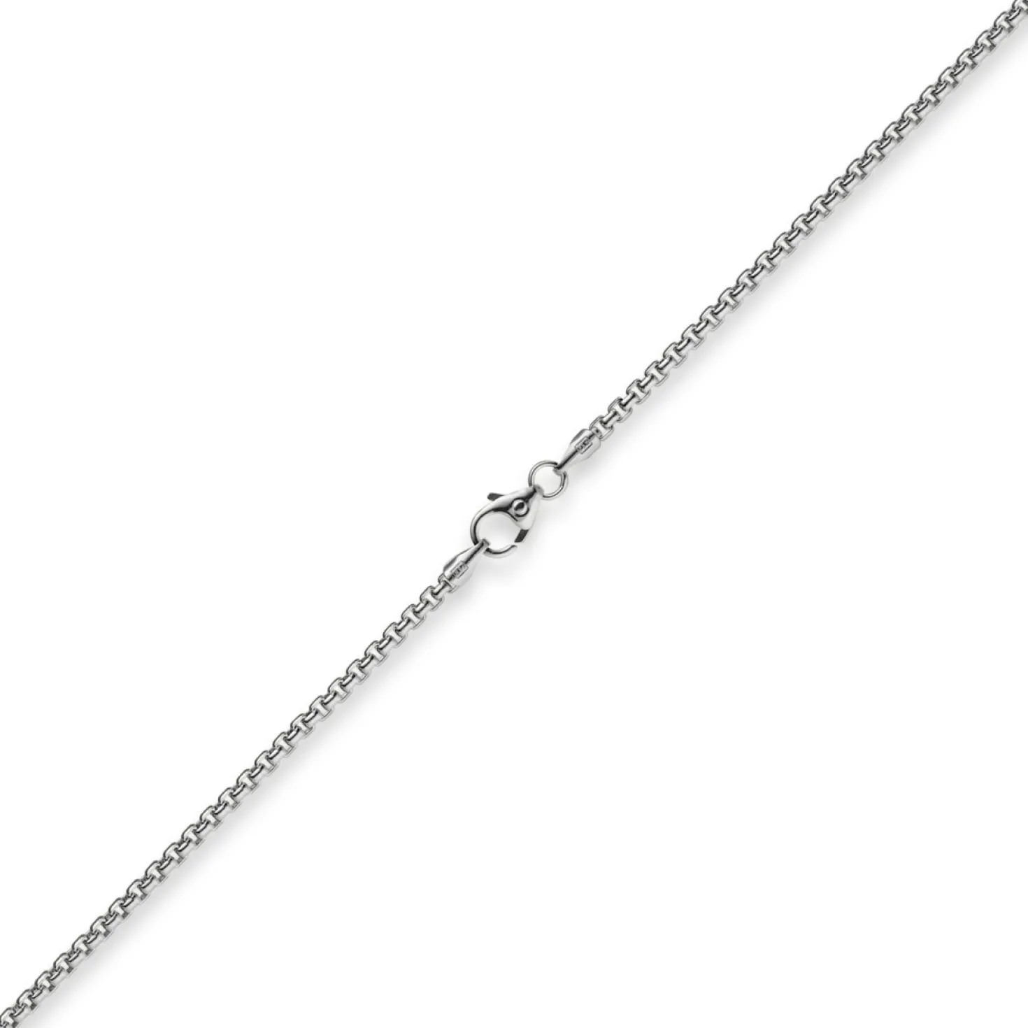 2mm Venezianerkette rund 585 Gold Weißgold Kette Collier Halskette 42cm