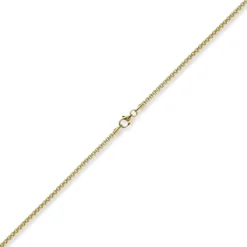2mm Venezianerkette rund 750 Gold Gelbgold Kette Collier Halskette 60cm Damen