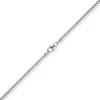 2mm Venezianerkette rund 750 Gold Weißgold Kette Collier Halskette 50cm Damen