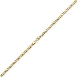 4,5mm Viktoriakette Kette Collier aus 585 Gold Gelbgold, 60cm, Herren