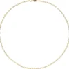 2,3mm Weit-Ankerkette Halskette Collier Halsschmuck aus 375 Gold Gelbgold 45cm
