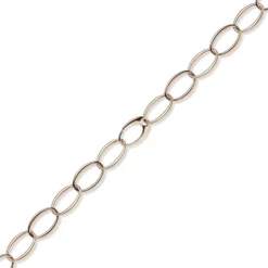18mm Weit-Anker-Kette Phantasiekette Halsschmuck aus 585 Gold Rotgold oval 60cm