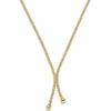 3,5mm Y-Kette Fantasie-Kette Collier aus 585 Gold Gelbgold mattiert 50cm