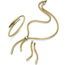 5mm Y-Kette Halskette Collier Phantasiekette aus 585 Gold Gelbgold 50cm