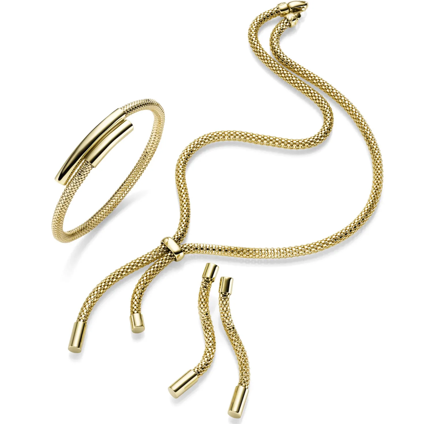 5mm Y-Kette Halskette Collier Phantasiekette aus 585 Gold Gelbgold 45cm