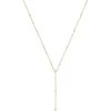 0,9mm Y-Kette Kugelkette diamantiert Collier aus 585 Gold Gelbgold 42cm