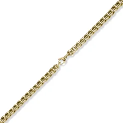 8,5mm Zopf-Armband aus 585 Gold Gelbgold 20cm Armschmuck Armkette glänzend