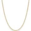 1,7mm Zopfkette Goldkette Collier Halskette aus 375 Gold Gelbgold 50cm
