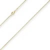 1,3mm Zopfkette Goldkette Collier Halskette aus 585 Gold Gelbgold 36cm
