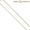 2,6mm Zopfkette Halskette Collier Halsschmuck 585 Gelbgold Gold 45cm